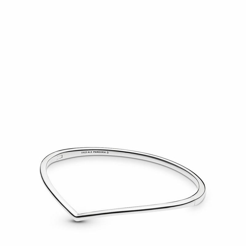 Pandora Shining Wish Bangle Bracelet - Sterling Silver - Canada | VB5889WM